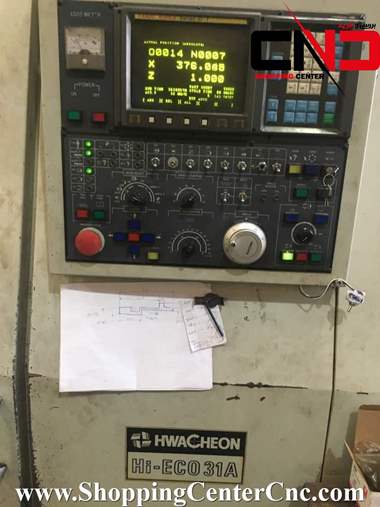 تراش سی ان سی سه محور Hwacheon Hi Eco31a ساخت کره جنوبی